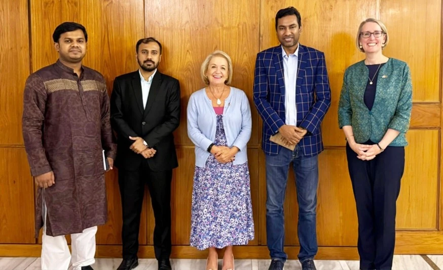 যুক্তরাজ্য সরকারের বাণিজ্য দূত এর সাথে এনসিপি’র বৈঠক